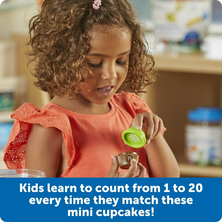 Learning Resources Mini Counting Cupcakes Birthday Cake Toy photo 2