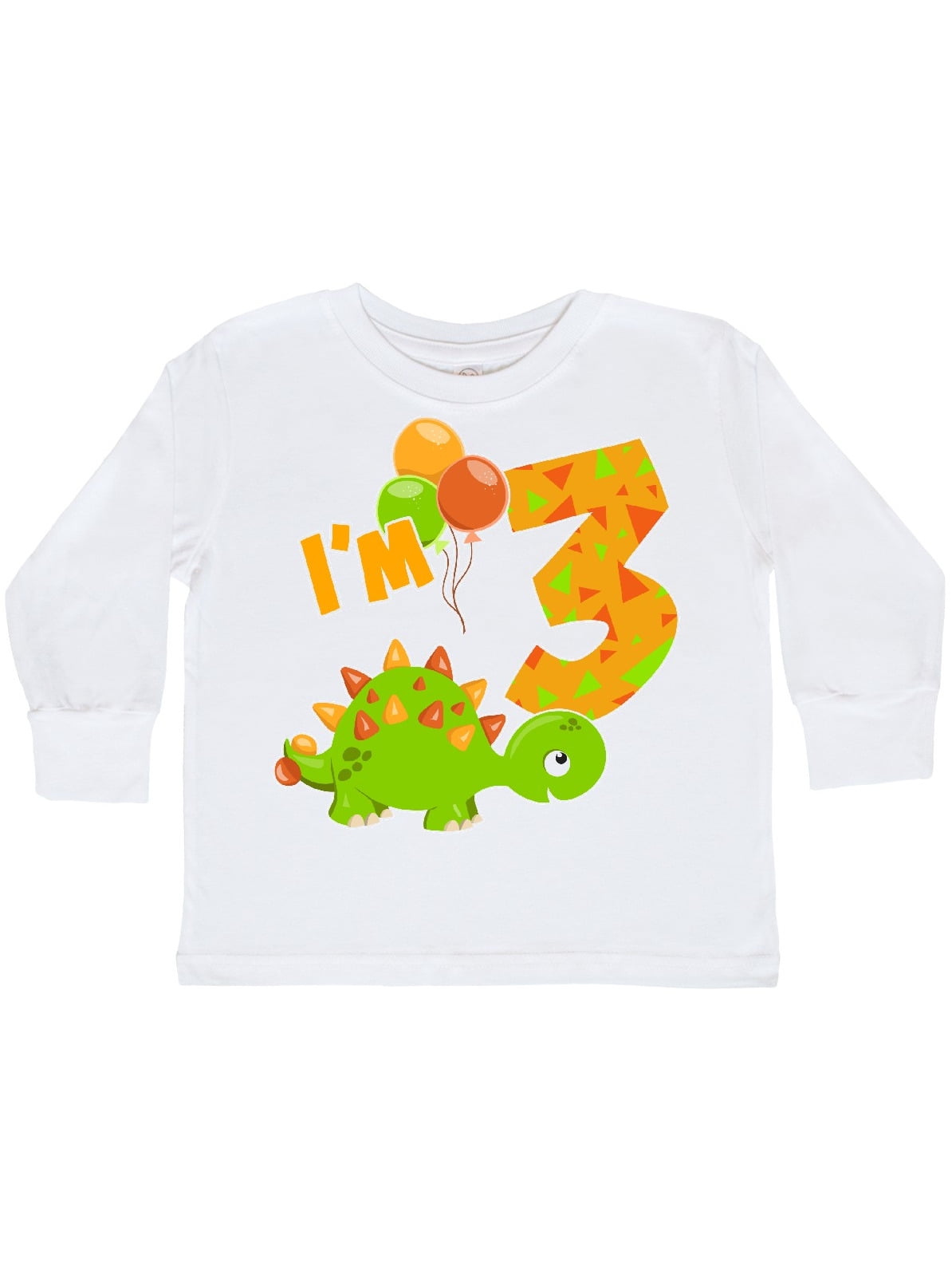 3rd Birthday Green Toddler Long Sleeve T-shirt