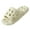 Green, variant on Yellow Ladies Yellow Eva Slippers Round Toe Slip On Indoor Outdoor Anti Slip Comfortable Summer Bathroom Shoes