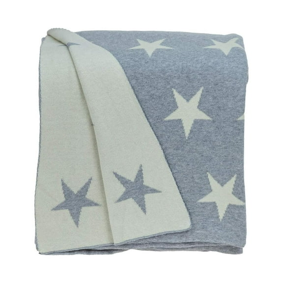 HomeStock Beachy Beauty Transitional 52" X 70" Knitted Throw Blanket for Living Spaces, Cozy Throws with Durable Material-Color:Grey