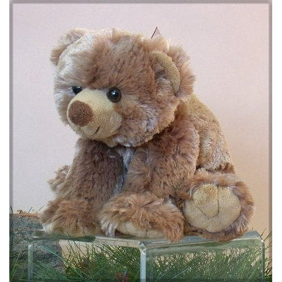 Sally Brown Bear Plush Stuffed Animal Toy 8" By Wishpets