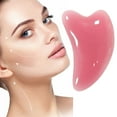 thumbnail image 2 of HaoXun Resin Facial Gua Sha Scraping Board for Face & Neck Massage - Plastic Beauty Tool to Promote Circulation, Reduce Edema, 8x5 Inches, Lightweight & Portable, 2 of 4