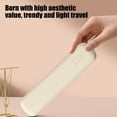 thumbnail image 7 of Dvkptbk Travel Makeup Brush Holder Silicon Portable Cosmetic Face Brushes Holder Soft and Sleek Makeup Tools Organizer for Travel, 7 of 7