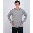 thumbnail image 2 of Real Essentials 3 Pack: Men's Dry Fit Wicking Long Sleeve Fishing Active Hoodie Pullover Sweatshirt (Big & Tall), 2 of 5