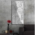 thumbnail image 5 of Epic Art 'Tinted Map of Chicago' by  Vision Studio, Acrylic Glass Wall Art, 24"x48", 5 of 8