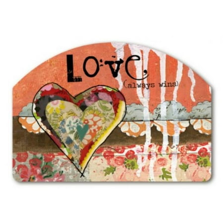 YardDesign Love Always Wins Yard Sign #72965