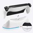 thumbnail image 2 of Charging Stand for PlayStation Portal, Enhanced Stability Charger Dock or Station with On/Off RGB Light and Type-C Cable, Pogo Pin Adapter and 30° Comfort Angle Design for PS Portal (White), 2 of 12
