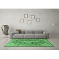 thumbnail image 3 of Ahgly Company Indoor Square Persian Emerald Green Traditional Area Rugs, 6' Square, 3 of 4