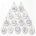 thumbnail image 2 of Beginner-Friendly DIY Heirloom Oval Embroidery Ornament Kit Collection Handmade Christmas Embroidery Craft Kit for Holiday Decor Gift and Creative Home Display (easter), 2 of 7