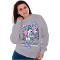 thumbnail image 4 of The Smurfs Cool Kanji Makin Moves Sweatshirt for Men or Women Brisco Brands L, 4 of 6