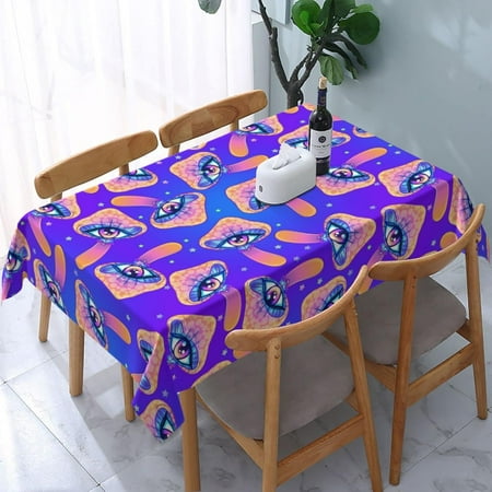 

Pizza Table Cloth Waterproof Rectangle Tablecloth Washable Party Table Cover 54x 72 Inch for Celebration Holiday Camping Picnic Fall Decorations for Home Food