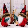 thumbnail image 2 of Juguete de anciano sin rostro de Navidad con árbol de Navidad, juguete enano, estatua bonita para mesa JShteea El nuevo, 2 of 6