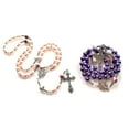 thumbnail image 6 of BOOYOU Ceramic Rustic Pearl Catholic Rosary Necklace Beads Holy Figure Jesus Charm, 6 of 9