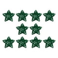 thumbnail image 2 of 10 Uds colgantes de Estrella de Navidad Macarena adorno de ratán reutilizable verde, 2 of 8
