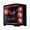 Black and Red, variant on WJCOOLMAN Lonely Warrior PRO Black Computer Case Panoramic Version 2 Sides Transparent Glass Gaming Chassis Support 10 Fan Positions 360 AIO Support ATX/M-ATX Gming Case High-Airflow Design