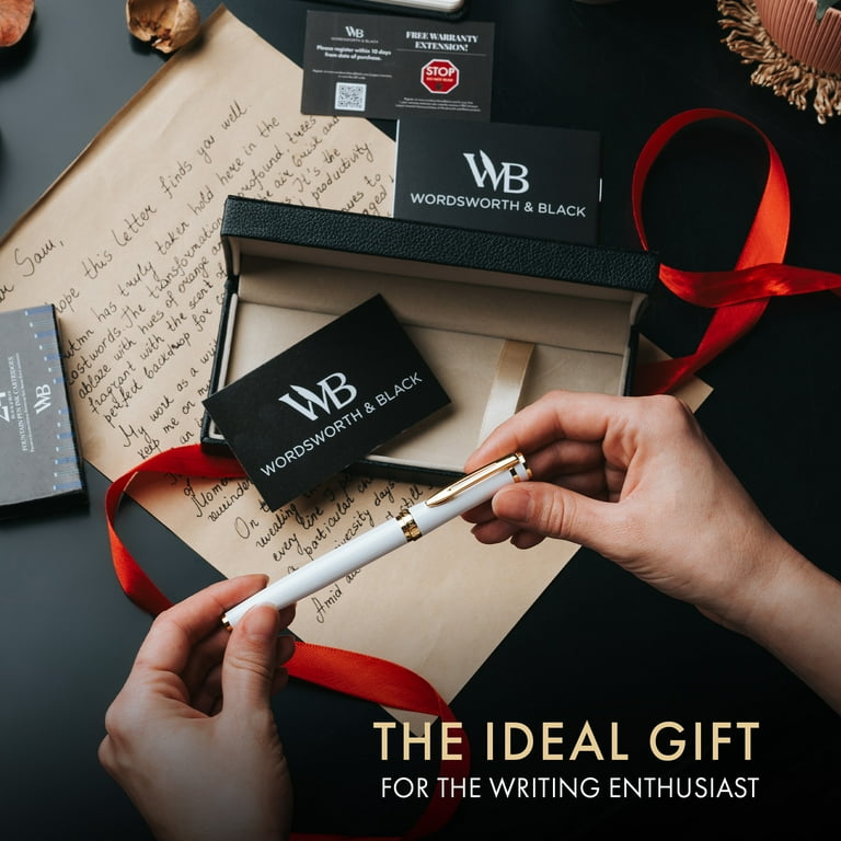 【人気商品】Wordsworth &amp; Black 万年筆セット、18K金メッキ細 Amazon | Wordsworth & Black 万年筆セット、18K金メッキミディアム