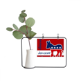 thumbnail image 1 of America Donkey Emblem Democrat Metal Picture Frame Cerac Vase Decor, 1 of 3