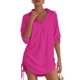 thumbnail image 1 of Traje de baño MOHHOM Coverup para mujer, traje de baño Rose Red S, 1 of 7