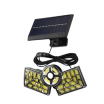 Hwkond Solar Light Outdoors Solar Wall Light Split Body Sensor Rotating Street Light LED Outdoor Light Garden Lights on Clearance