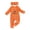 Orange, variant on FASHOFT Baby Boy Halloween Outfit Fall Winter Long Sleeve Long Pants Romper 3 Colors Unisex Infant Jumpsuit For Baby Daily Party Wear Toddler Halloween Costume Khaki 6-12 Months