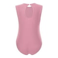 thumbnail image 4 of Alvivi Kids Girls Shiny Diamond Sleeveless Gymnastics Ballet Dance Leotard Skating Athletic Bodysuit Pink 8, 4 of 7