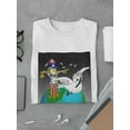 thumbnail image 3 of Scaring Peace Away T-Shirt Men -Jorge Sanchez Armas Designs, Male 5X-Large, 3 of 4