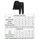 thumbnail image 5 of Sonducket El chándal con capucha de los deportes del poliéster para las mujeres cómodas y elegantes suda las sudaderas con capucha del conjuntos de ropa negro+m, 5 of 6