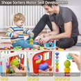 thumbnail image 2 of Juguetes sensoriales Montessori JAMW Juguetes educativos versátiles 7 en 1 para bebés de 6 a 12 meses, 2 of 4
