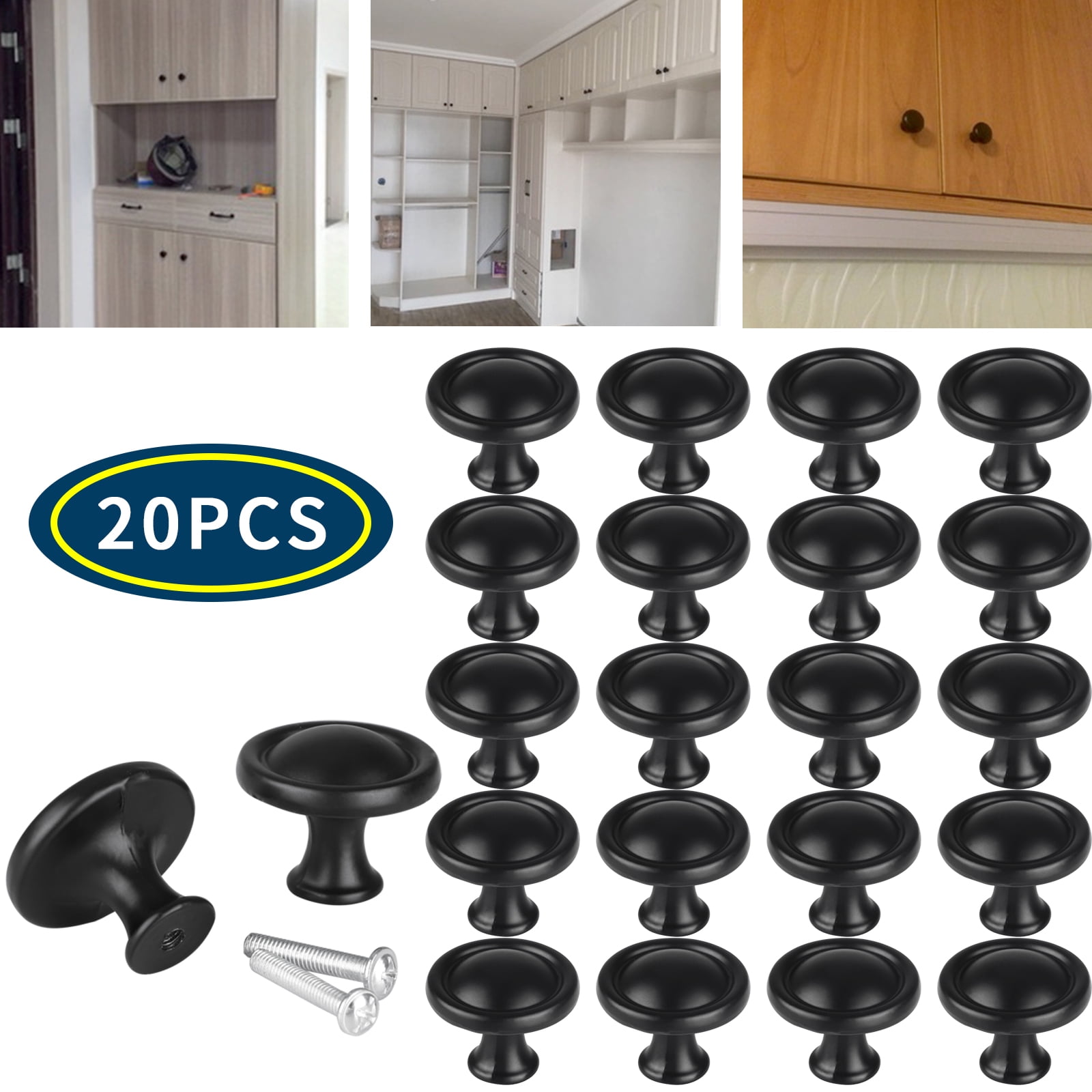 Handle Knobs Pulls Kitchen/Bath Cabinet Hardware Mushroom Brushed Nickel ZC3428 