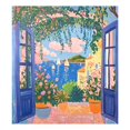 thumbnail image 6 of Yayeee Magnetic Dishwasher Cover for The Front Decoration Home Kitchen Machine Sticker Protector, Blue Window, 6 of 6