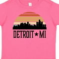 thumbnail image 4 of Inktastic Detroit Michigan Skyline Retro Boys or Girls Toddler T-Shirt, 4 of 5