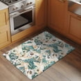 thumbnail image 2 of Entryway Rug 2'x3', Spring Flowers Small Rug for Kitchen Bathroom Door Mat Indoor Entrance, Vintage Chic Botanical Florals Birds Non-Slip Area Rugs Floor Mats Carpet Front Door Rugs, 2 of 8