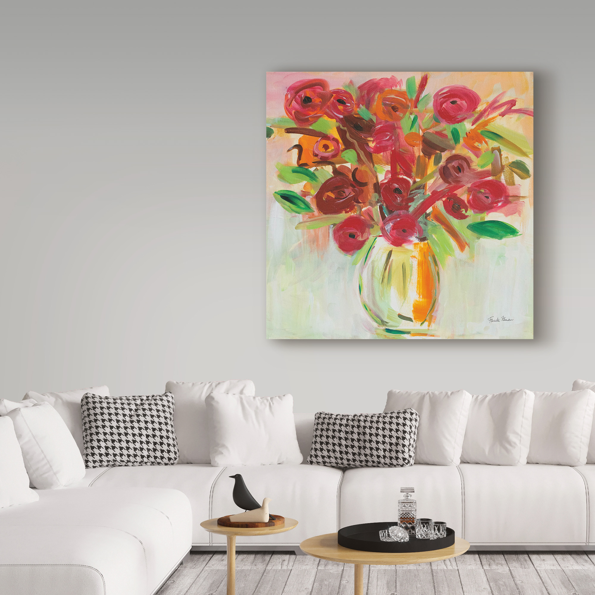 Trademark Fine Art 'Feeling Bold' Canvas Art by Farida Zaman