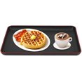 thumbnail image 3 of Bandeja rectangular de plástico para servir, bandeja antideslizante para servir comida para restaurante, hogar, hotel, 38*24,4 cm, 3 uds., 3 of 4