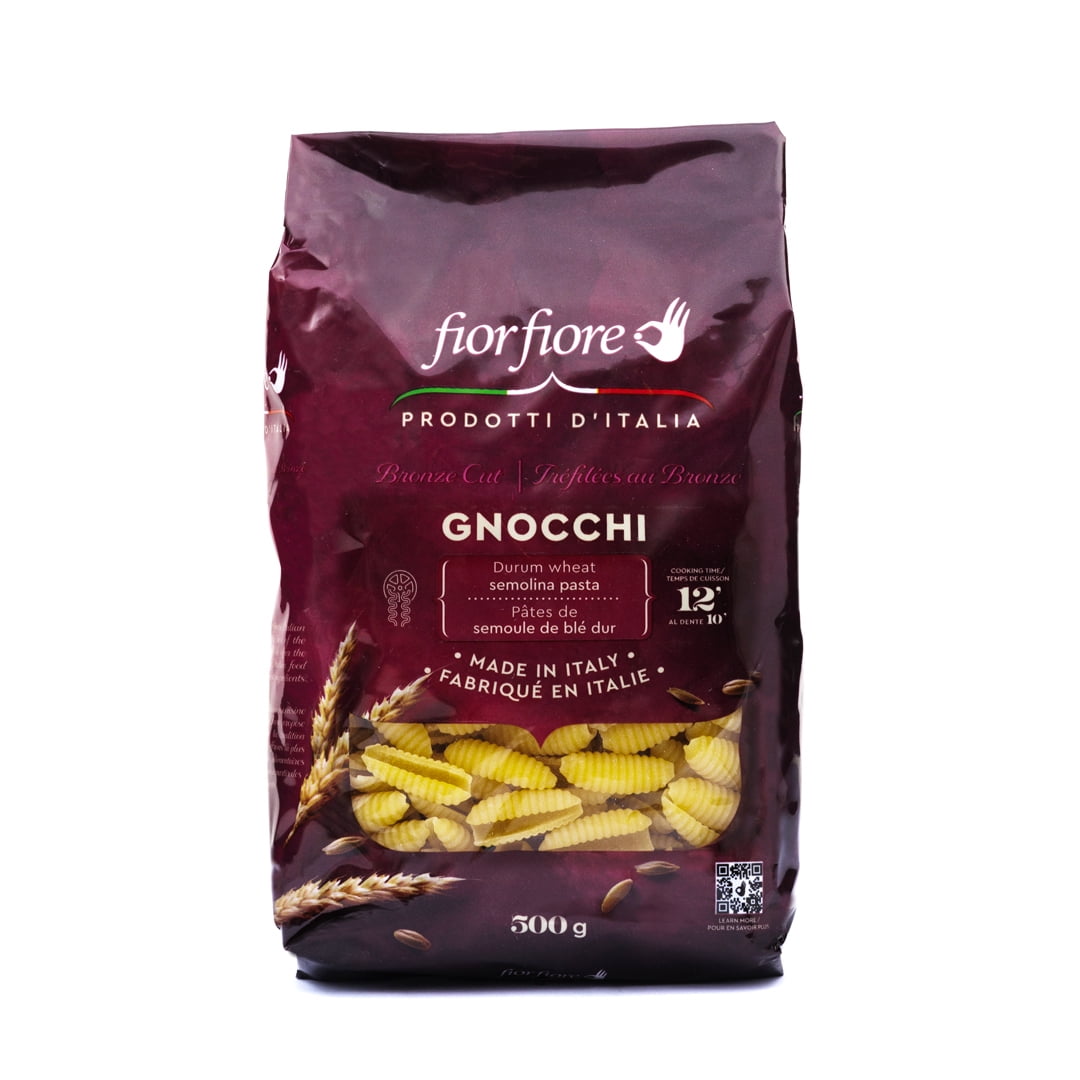 Fiorfiore bronze dyed 12.5% proteins Gnocchi Pasta, 500 g (17,6 oz) 12,5% proteins