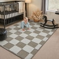 thumbnail image 4 of WIPONKEN 5x7 Area Rugs Jacquard Soft Cotton Plush for Living Room Bedroom Dining Room Office Farmhouse, Machine Washable Non Slip Modern Rug, 4 of 5
