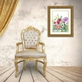 thumbnail image 3 of Boho Hue Studio 12x14 Gold Ornate Wood Framed with Double Matting Museum Art Print Titled - Flowers 5, 3 of 4