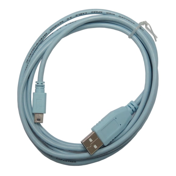 EDIMS Cable de enrutador de red USB a mini USB de 6 pies CAB-Consola-USB Cable de consola USB para enrutadores y conmutadores Cisco