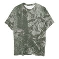 thumbnail image 4 of Shirts for Women Dressy Top Floral Printed Fashion Print Casual Crew Neck Tee Basic Blouses, 4 of 4