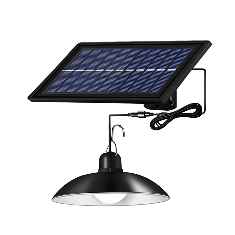 Vintage Solar Powered Rechargeable LED Garage Shed Light Outdoor Garden Lighting 