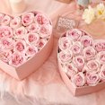 thumbnail image 4 of COBBEKO 2pcs Heart Shaped Flower Box Floral Gift Boxes with Transparent Window Lids Luxury Style Flower Arrangements, 4 of 19