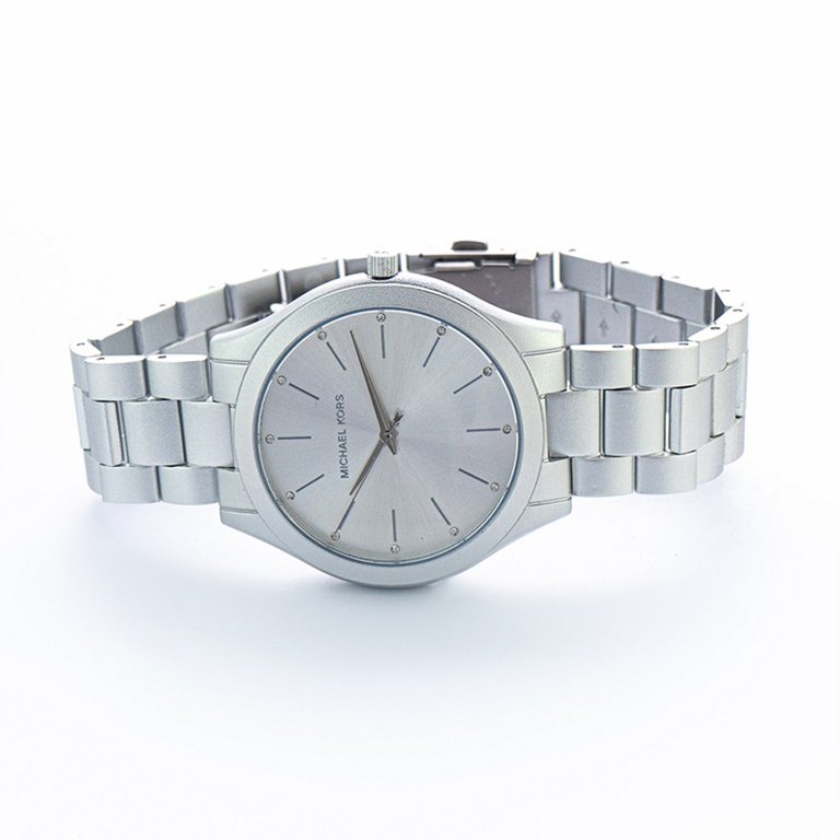Michael Kors Collection Silver White Roman Numeral Women\'s Watch Michael Kors Camille Chronograph White Dial Silver Steel  main image 4