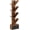 Rustic Brown, variant on Rolanstar Tree Bookshelf with Drawer, Wooden Bookcase Storage Rack for CDs/Movies/Books, Corner Bookshelves, Utility Organizer Shelves for Living Room, Bedroom