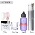 thumbnail image 1 of BORN PRETTY Acrylic Powder Set Pink White Clear Acrylic Nail Kit for Nails Extension Professional Nail Art Acrylic Liquid Set Gong Bohan LED, 1 of 2
