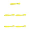 thumbnail image 3 of Naiovety Paquete de 10 señuelos de pesca falsos elásticos de agua salada de agua dulce cebo artificial Swimbait aparejos de simulación al Typ 8 5Conjunto, 3 of 6
