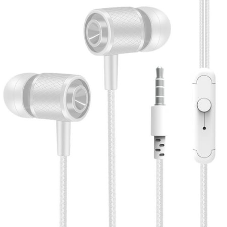 Earphones In Ear Headphones With Microphone 3.5mm Wired Earbuds For Ios And Android Smartphones Laptops Mp3 Gaming Walkman