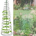 thumbnail image 5 of Metal Pea Trellis Green Bean Trellis For Garden, Sugar Snap Tower With Pole, 5 of 6