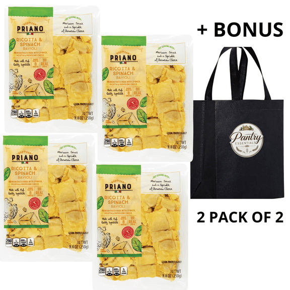 Priano Ricotta & Spinach Ravioli 2-Pack Pasta