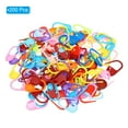 thumbnail image 3 of Colorful Crochet Stitch Markers Plastic Knitting Markers Needle Pin Locking Stitch Marker, 200 Pack, 3 of 6