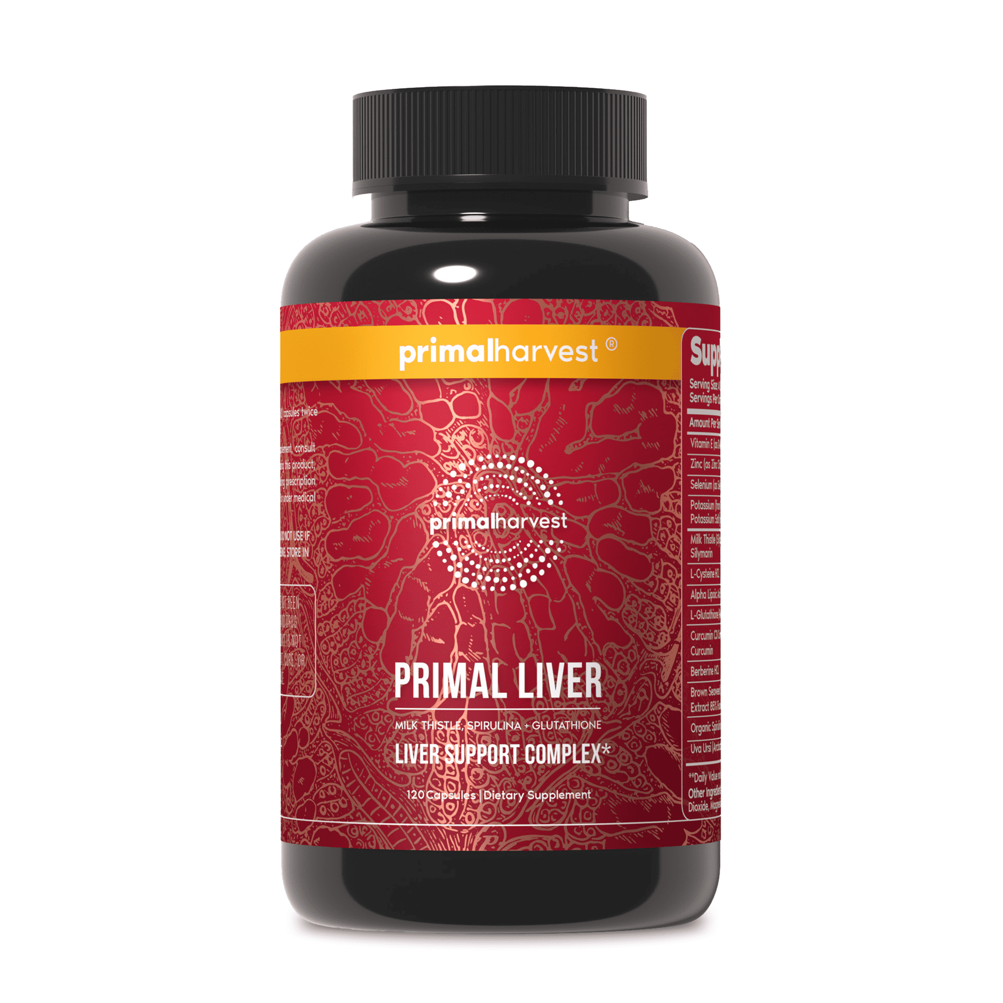 Primal Harvest Primal Liver Dietary Supplement, 1 Pack, 60ct